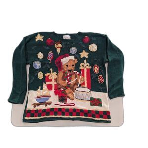Carly St. Claire Womens Ugly Christmas Sweater L